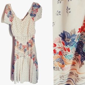 Prairie Style Butterfly sleeve dress